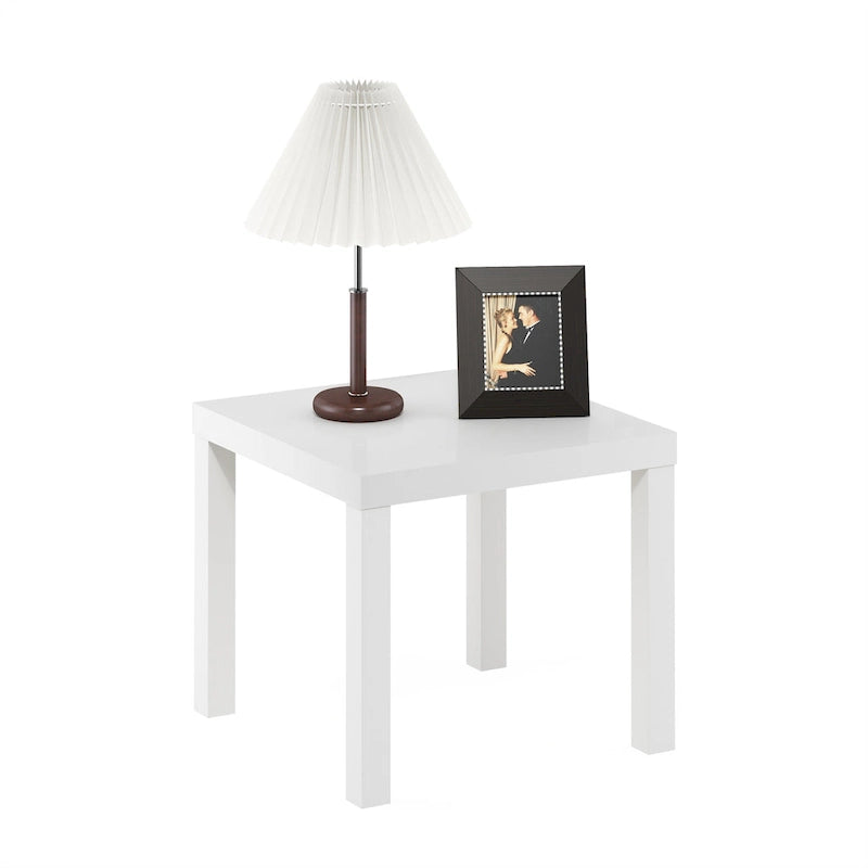 Table d'appoint carrée Furinno Classic Homey, noire