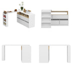 Table de maquillage de bureau Meuble multifonctionnel pour cuisine, chambre