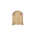 Manhattan Comfort Versailles End Table in Black and Natural Cane