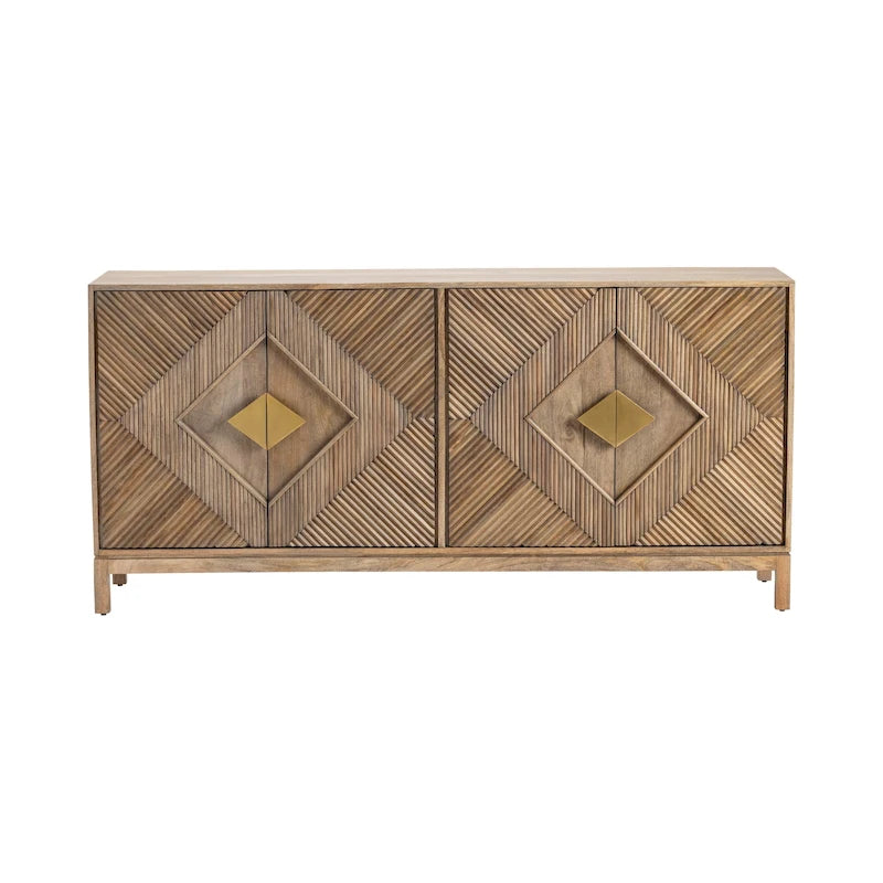 Buffet Brookline à quatre portes – 72x16x34