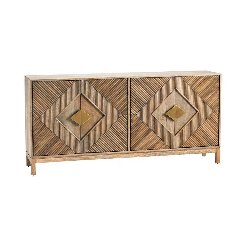 Buffet Brookline à quatre portes – 72x16x34