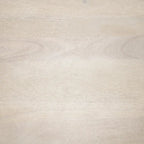 Table basse hexagonale en bois massif Arreto avec rangement