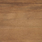 Table basse hexagonale en bois massif Arreto avec rangement