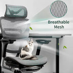 OdinLake High Back Office Chair Home Desk Chair Computer Chair Whitout Footrest