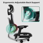 OdinLake High Back Office Chair Home Desk Chair Computer Chair Whitout Footrest