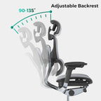 OdinLake High Back Office Chair Home Desk Chair Computer Chair Whitout Footrest
