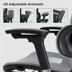 OdinLake High Back Office Chair Home Desk Chair Computer Chair Whitout Footrest