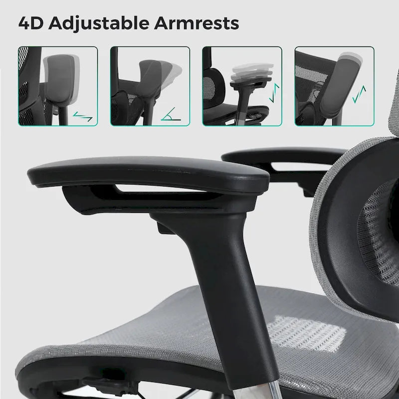 OdinLake High Back Office Chair Home Desk Chair Computer Chair Whitout Footrest