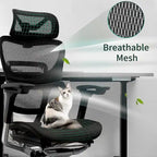 OdinLake High Back Office Chair Home Desk Chair Computer Chair Whitout Footrest