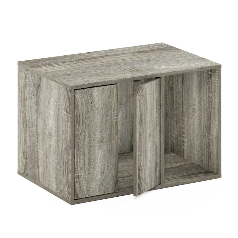 Meuble cache-litière compact Furinno Peli