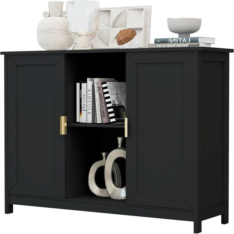 Buffet de rangement en bois pour bar à café - 11.8P x 39.4L x 30.7H