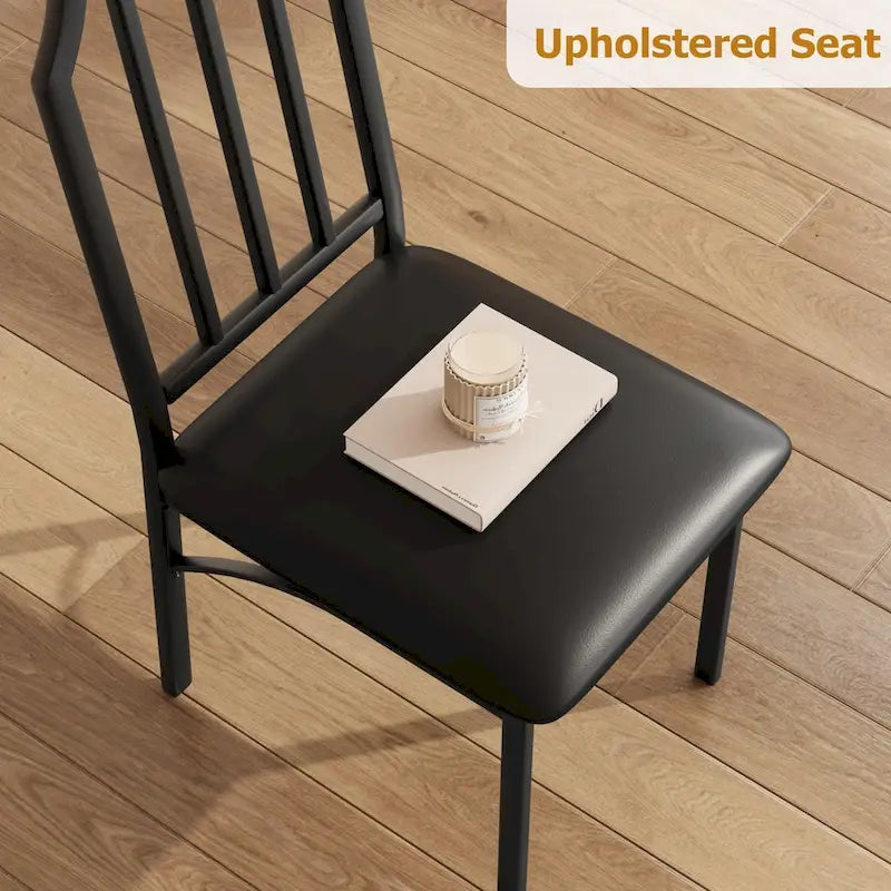 Ensemble de table à manger de style ferme pour 4 personnes, coin petit-déjeuner