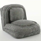 Chaise longue convertible, Canapé paresseux de sol, Lit de canapé rembourré pliant avec dossier réglable