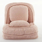 Chaise longue convertible, Canapé paresseux de sol, Lit de canapé rembourré pliant avec dossier réglable