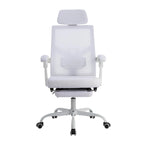 Office Chair With Foot Rest Ergonomic Swivel Mesh Task Office Chair