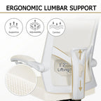 Office Chair With Foot Rest Ergonomic Swivel Mesh Task Office Chair