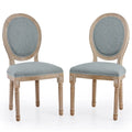 CO-Z Chaises Louis XVI Rembourrées pour Salle à Manger et d'Appoint, Lot de 2