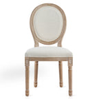 CO-Z Chaises Louis XVI Rembourrées pour Salle à Manger et d'Appoint, Lot de 2