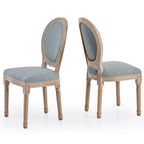 CO-Z Chaises Louis XVI Rembourrées pour Salle à Manger et d'Appoint, Lot de 2