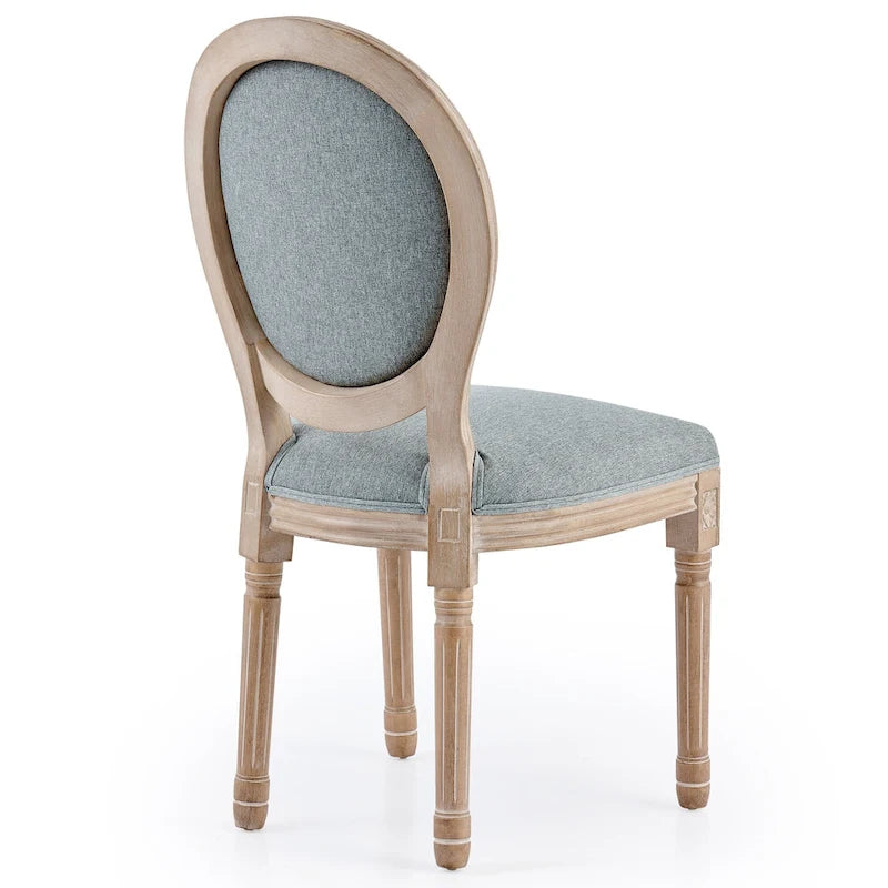 CO-Z Chaises Louis XVI Rembourrées pour Salle à Manger et d'Appoint, Lot de 2