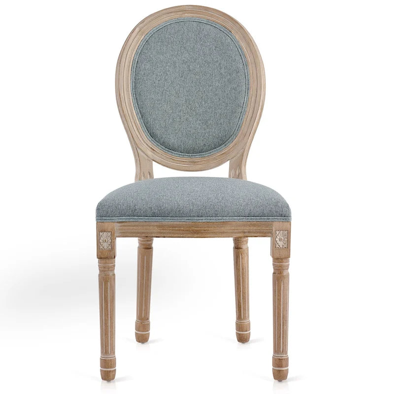 CO-Z Chaises Louis XVI Rembourrées pour Salle à Manger et d'Appoint, Lot de 2