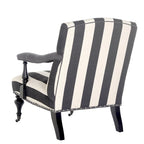 SAFAVIEH Kassie Steel Blue Arm Chair - 27.6 x 36.8 x 35 - 28Wx37Dx35H