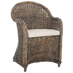 SAFAVIEH Sinja Yellow Rattan Club Chair - 24 x 26 x 35 - 24Wx26Dx35H