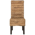 SAFAVIEH Meline Chaise de salle à manger naturelle (Lot de 2) - 17,3 x 24 x 38,5 - 17 larg. x 24 prof. x 39 haut.