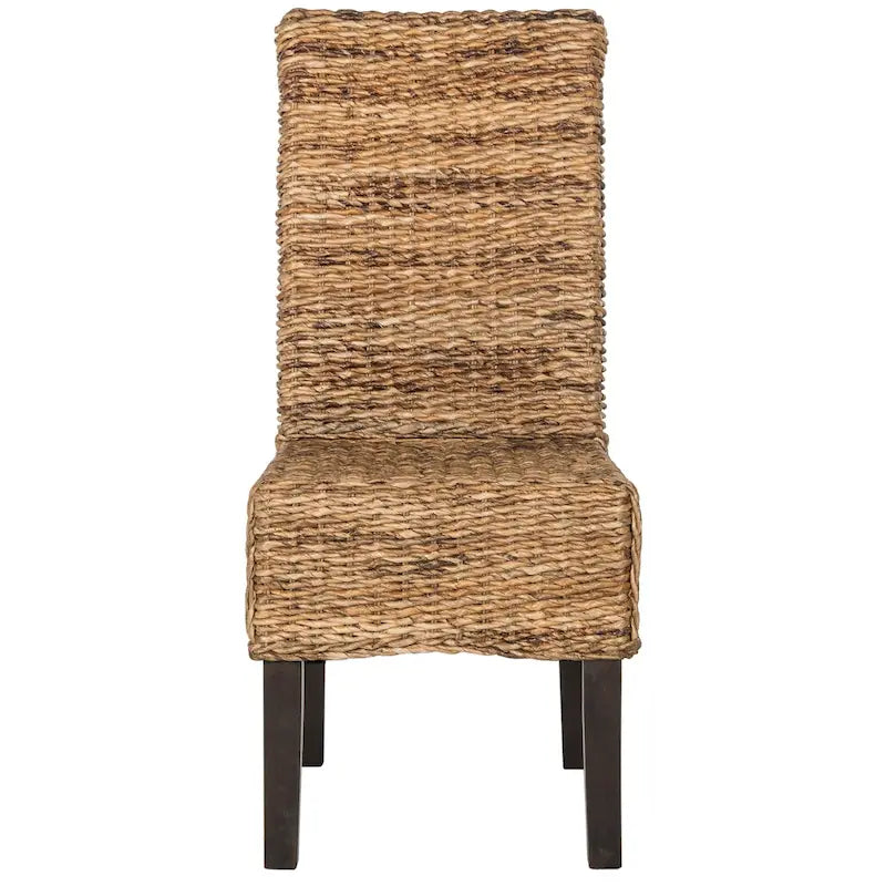 SAFAVIEH Meline Chaise de salle à manger naturelle (Lot de 2) - 17,3 x 24 x 38,5 - 17 larg. x 24 prof. x 39 haut.