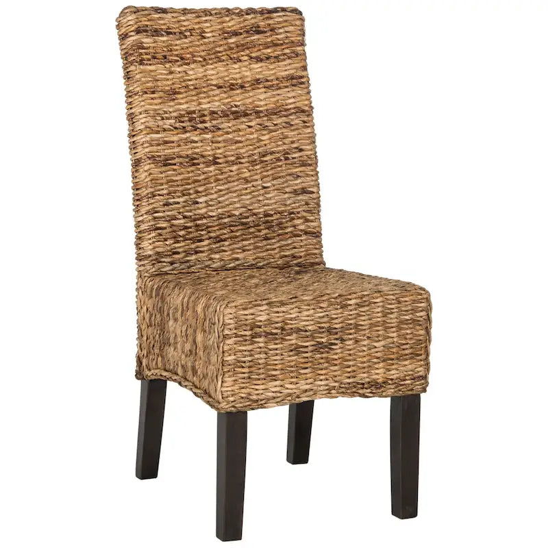 SAFAVIEH Meline Chaise de salle à manger naturelle (Lot de 2) - 17,3 x 24 x 38,5 - 17 larg. x 24 prof. x 39 haut.