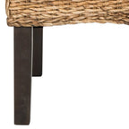 SAFAVIEH Meline Chaise de salle à manger naturelle (Lot de 2) - 17,3 x 24 x 38,5 - 17 larg. x 24 prof. x 39 haut.