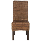 SAFAVIEH Meline Chaise de salle à manger naturelle (Lot de 2) - 17,3 x 24 x 38,5 - 17 larg. x 24 prof. x 39 haut.