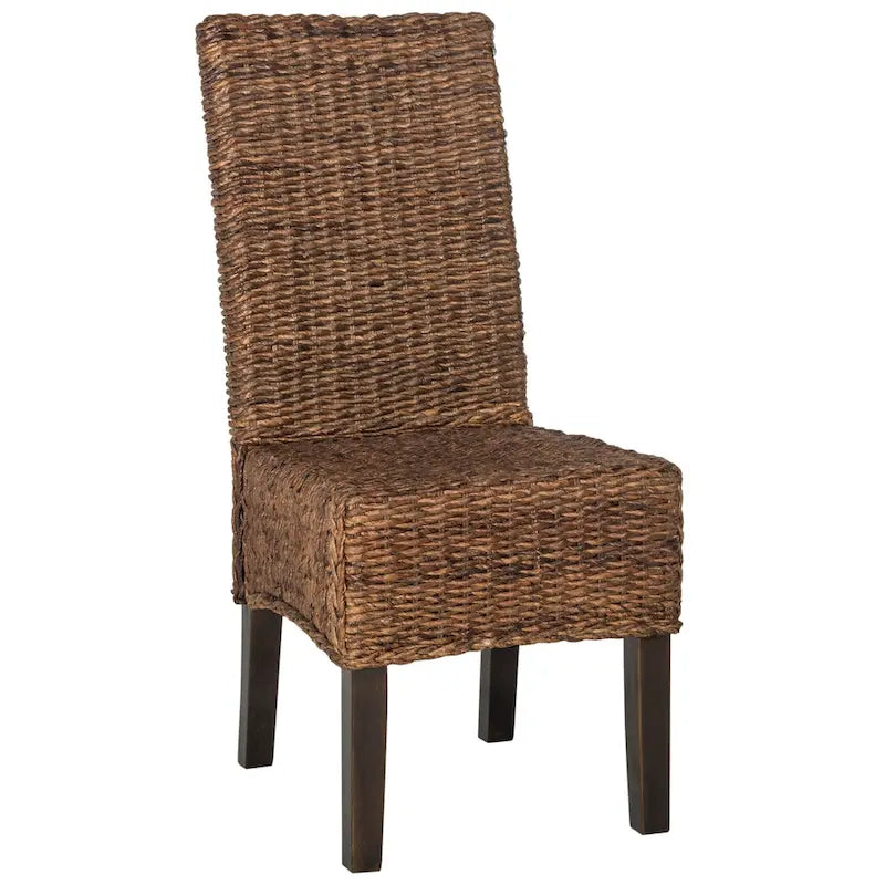 SAFAVIEH Meline Chaise de salle à manger naturelle (Lot de 2) - 17,3 x 24 x 38,5 - 17 larg. x 24 prof. x 39 haut.