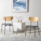 SAFAVIEH Noemie Mid-Century Dining Chair (Set of 2) - 20 W x 18.8 L x 32.5 H - 20Wx19Dx33H