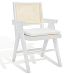 SAFAVIEH Couture Maiju Rattan Arm Chair - 21 In. W x 23 In. D x 34 In. H - 21Wx23Dx34H