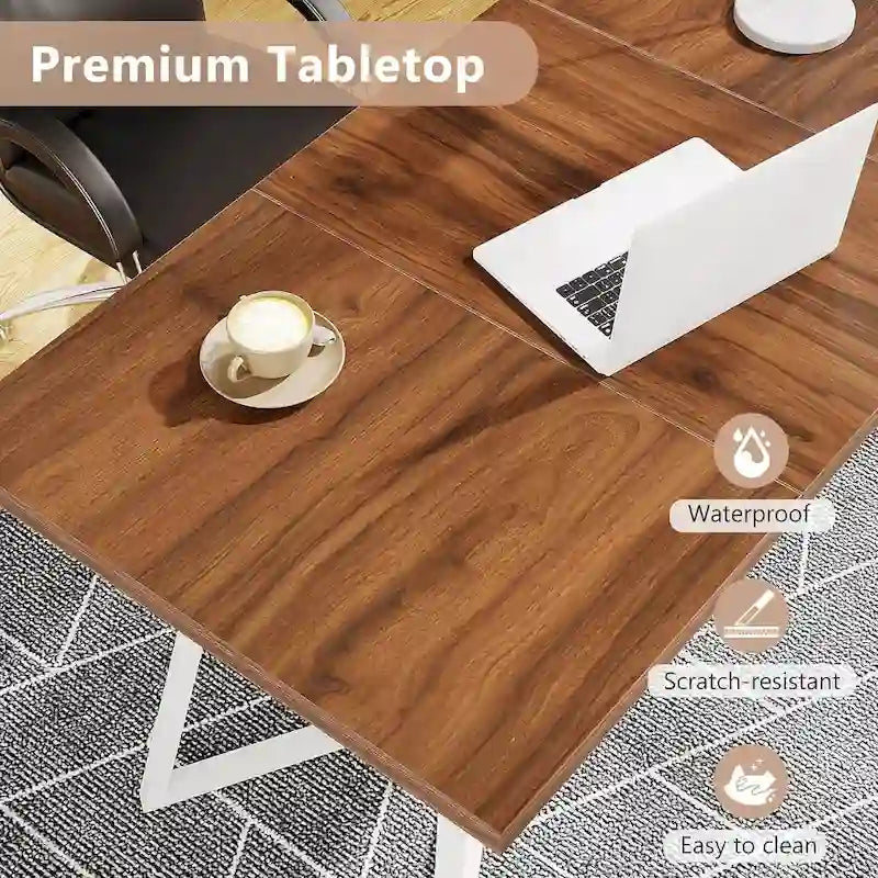 Rectangular Dining Room Table, 55 Inches Small Kitchen Table