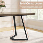 Rectangular Dining Room Table, 55 Inches Small Kitchen Table