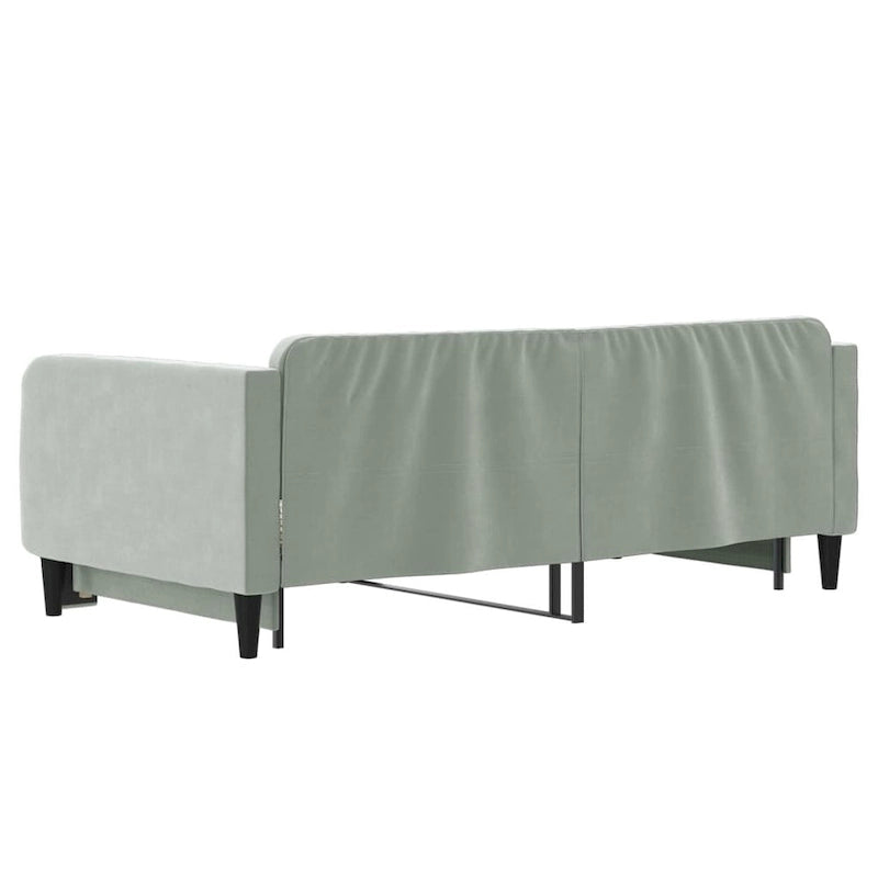 vidaXL Lit de repos rembourré pour chambre et salon, en velours