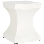 SAFAVIEH Selvaggia Table d'appoint d'intérieur/extérieur en béton - 13.7x13.7x17.7 - 14Wx14Dx18H