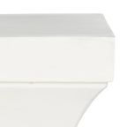 SAFAVIEH Selvaggia Table d'appoint d'intérieur/extérieur en béton - 13.7x13.7x17.7 - 14Wx14Dx18H