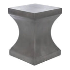 SAFAVIEH Selvaggia Table d'appoint d'intérieur/extérieur en béton - 13.7x13.7x17.7 - 14Wx14Dx18H