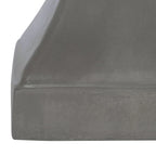 SAFAVIEH Selvaggia Table d'appoint d'intérieur/extérieur en béton - 13.7x13.7x17.7 - 14Wx14Dx18H