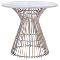 SAFAVIEH Abigail Table d'appoint ronde côtière - 23 L x 23 P x 20,1 H - 23L x 23P x 20H