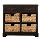 Meuble de rangement 6 tiroirs SAFAVIEH Ardelia rouge (entièrement assemblé) - 30Lx13Px26H