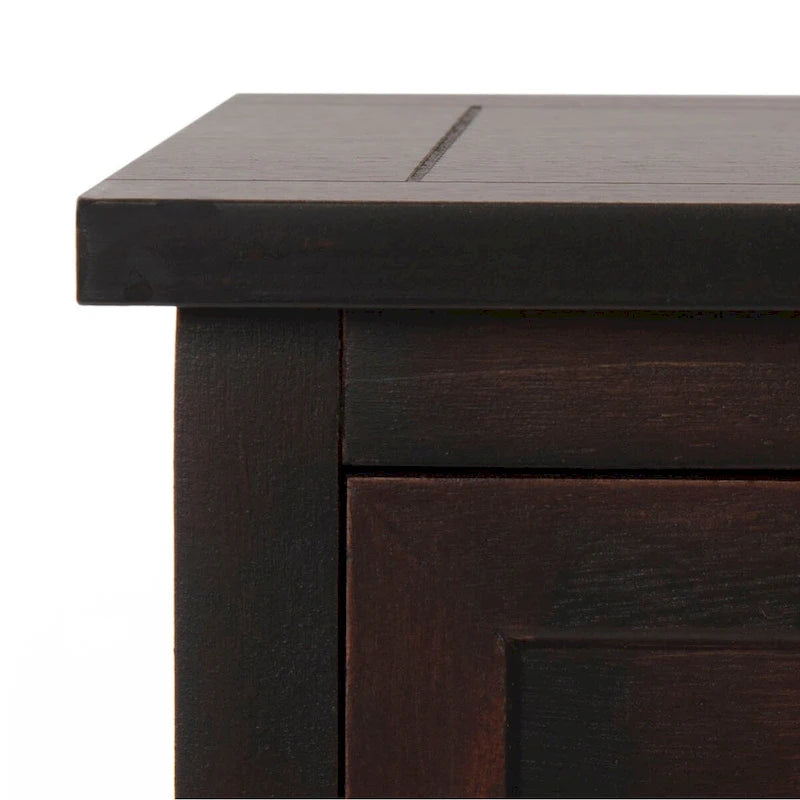 Meuble de rangement 6 tiroirs SAFAVIEH Ardelia rouge (entièrement assemblé) - 30Lx13Px26H