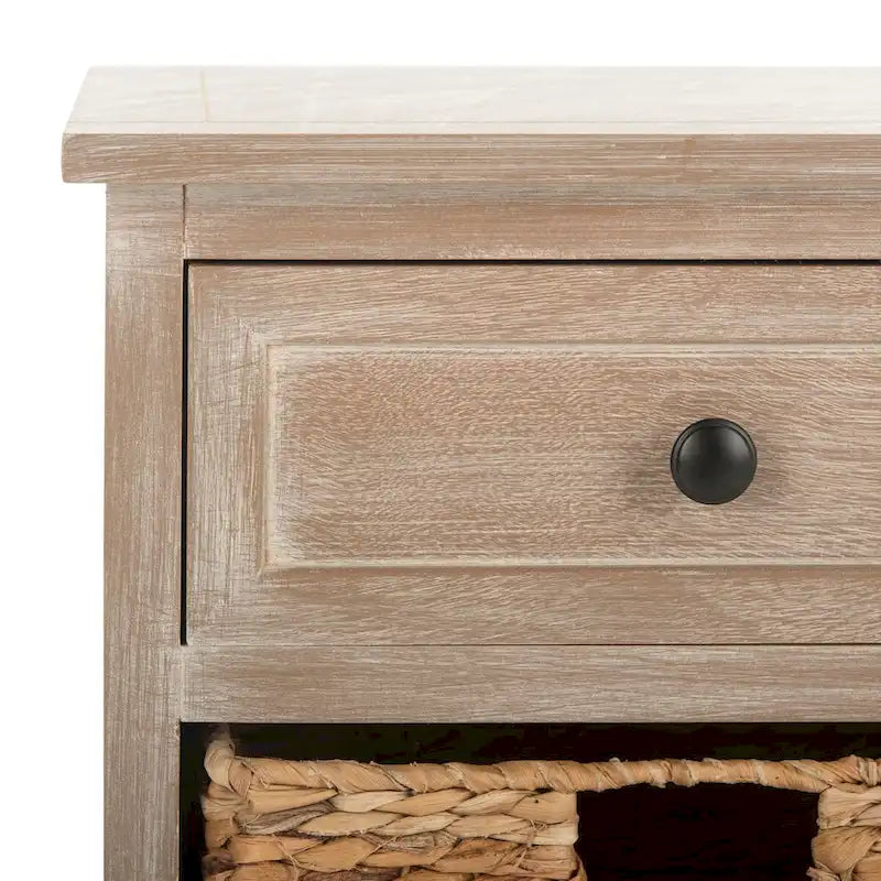 Meuble de rangement 6 tiroirs SAFAVIEH Ardelia rouge (entièrement assemblé) - 30Lx13Px26H