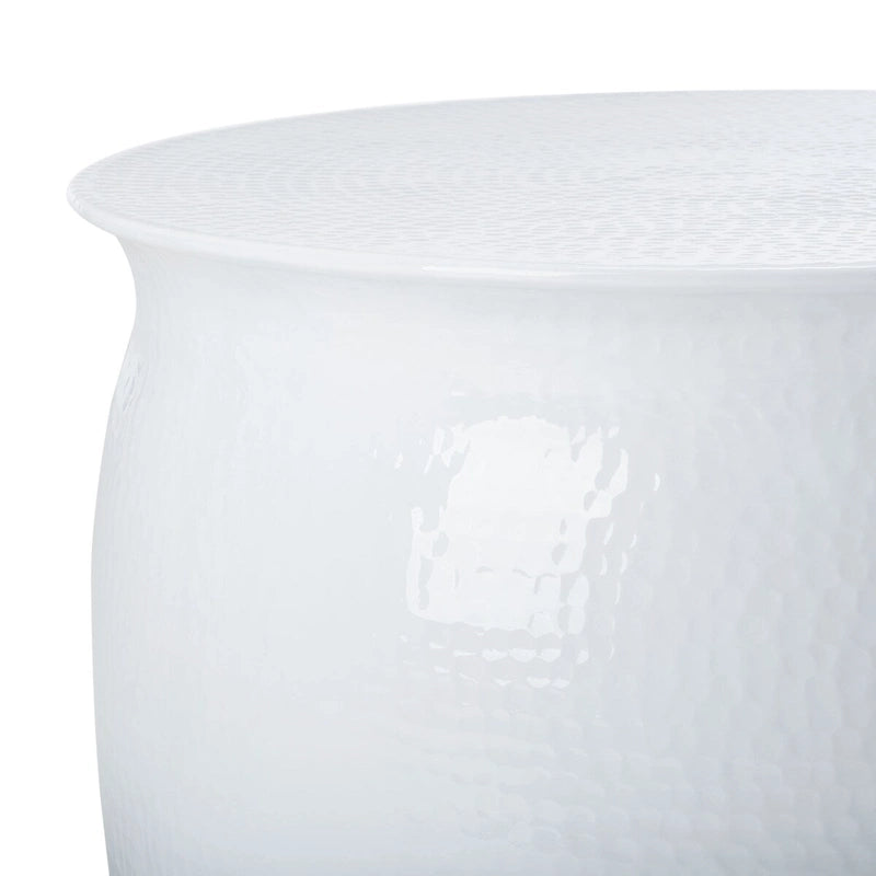 SAFAVIEH Karel Tabouret de table en métal argenté - 24 L x 24 P x 16,8 H - 24Wx24Dx17H