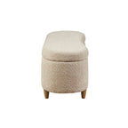 Bailey Boucle Flip Top Storage Bench