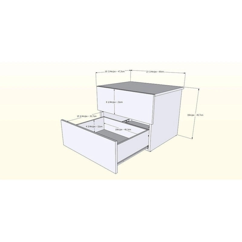 Ensemble de chambre 3 pièces Nexera Karibou, truffe
