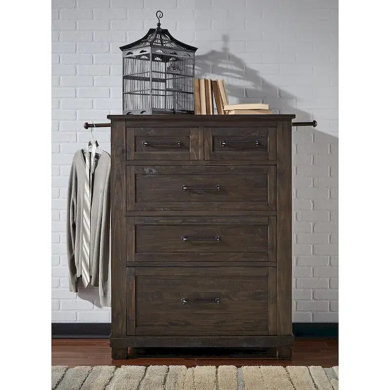 Collection de chambre à coucher 4 pièces en bois massif Sharla de Simply Solid